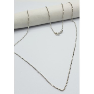 COLLANA ORO BIANCO 18K 750...