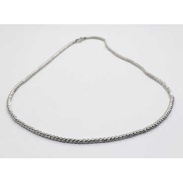 COLLANA ORO BIANCO 18KT 750...