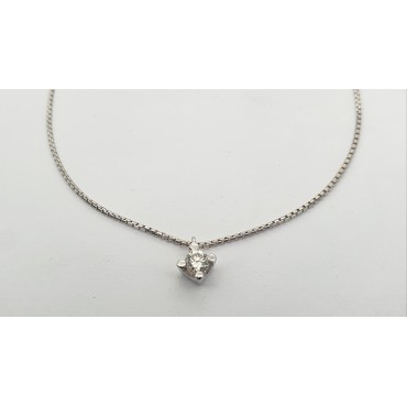 COLLANA ORO BIANCO 18KT...