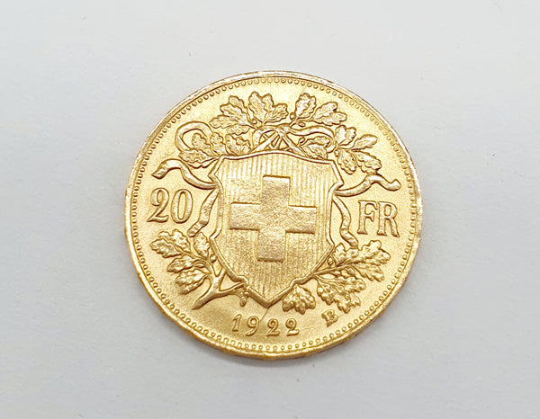 MONETA MARENGO SVIZZERO ORO 20K GR.6,45