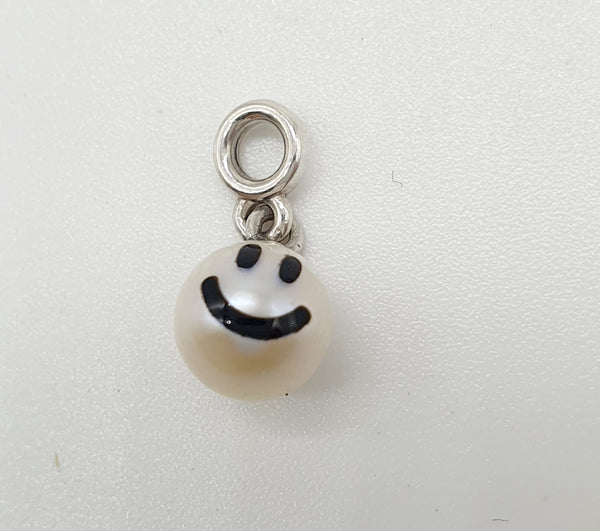 CIONDOLO "PANDORA" ARGENTO 925 PERLA CON VOLTO SMILE GR.4,67