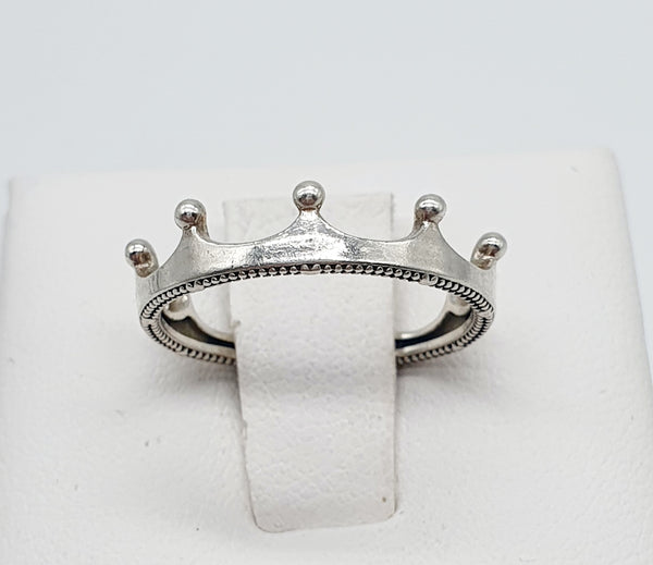 ANELLO "PANDORA" ARGENTO 925 CORONCINA GR.4,67
