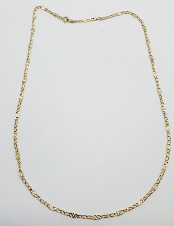 COLLANA ORO GIALLO 18K 750 CM.45 GR.2,75