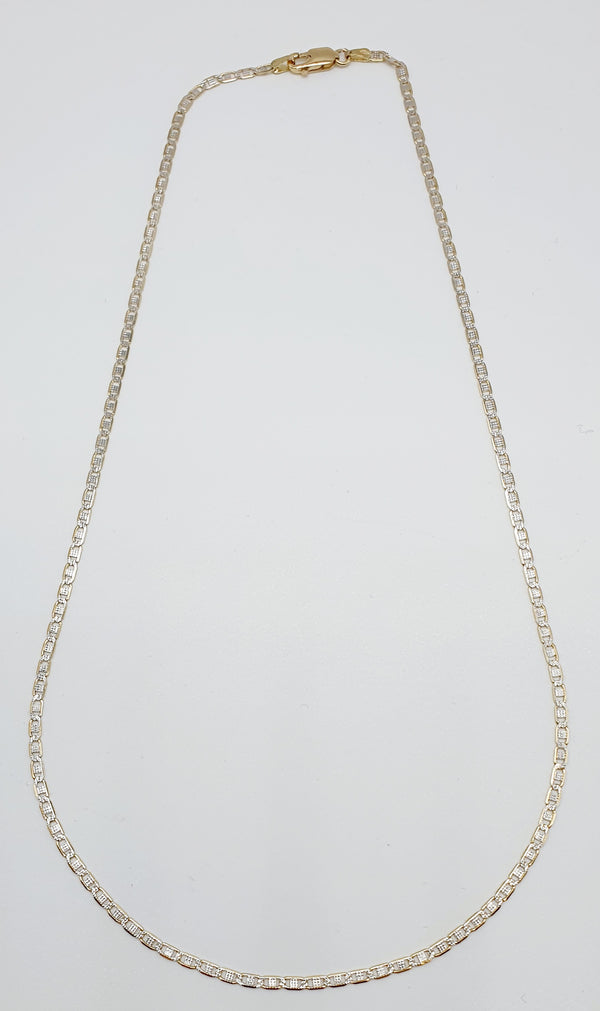 COLLANA 2 ORI 18K 750 GR.6,80 CM.50