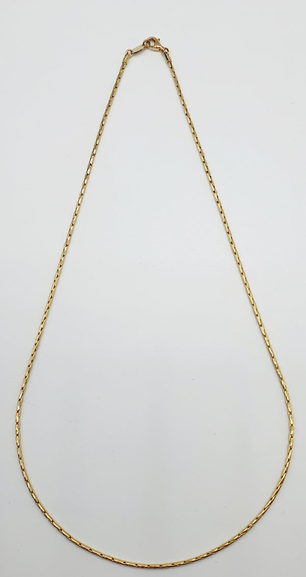 COLLANA ORO GIALLO 18K 750 MAGLIA A SERPENTE GR.5,61