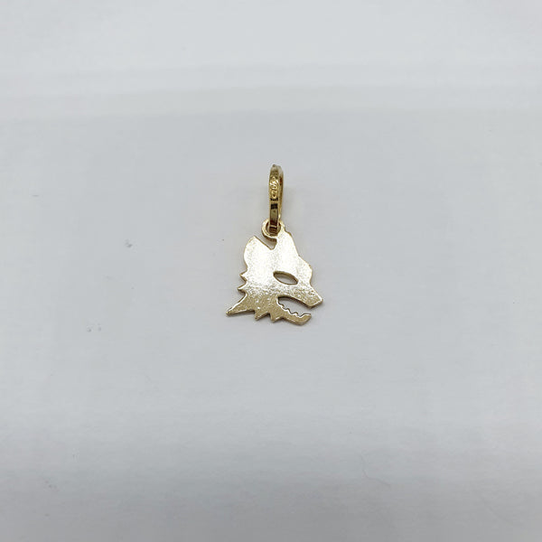 CIONDOLO PICCOLO "LUPETTO ROMA" ORO GIALLO 18K 750 GR.0,95