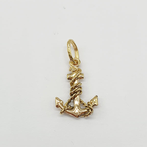 CIONDOLO ANCORA ORO GIALLO 18K 750 GR.1,97