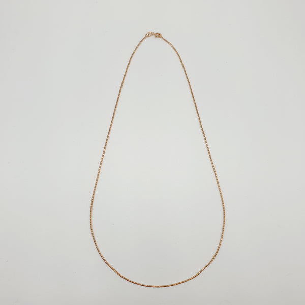 COLLANA ORO ROSE' 18K 750 CM.45 GR.2,55