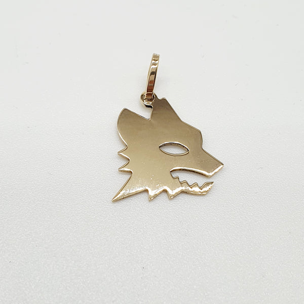 CIONDOLO ORO GIALLO 18K 750 LUPETTO ROMA GR.2