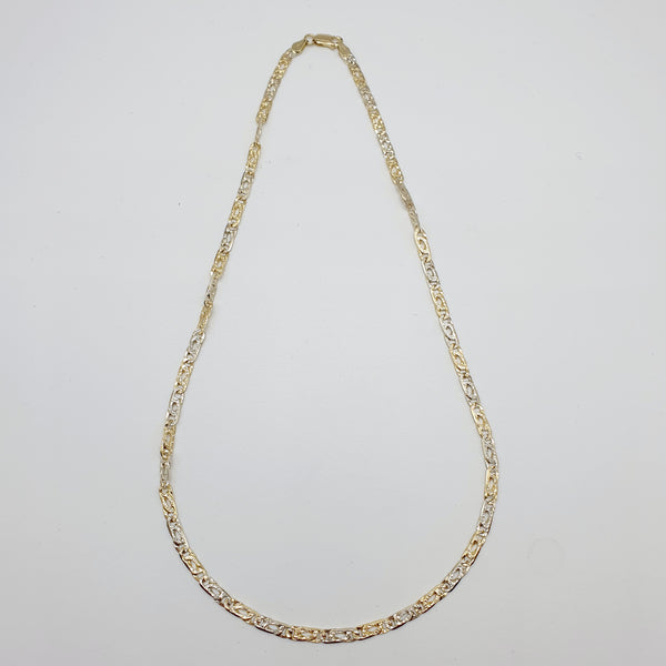 COLLANA 2 ORI 18K 750 CM.50 GR.19,03