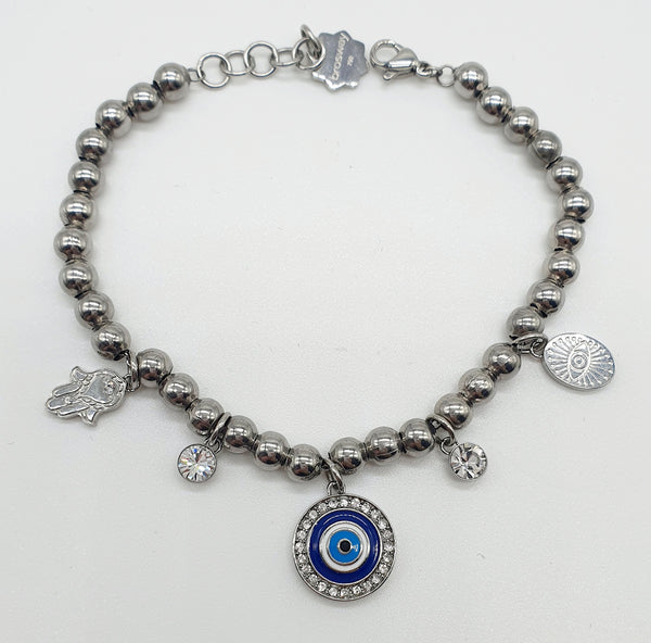 BRACCIALE BROSWAY IN ACCIAIO INOX CIONDOLI CHAKRA CM 20